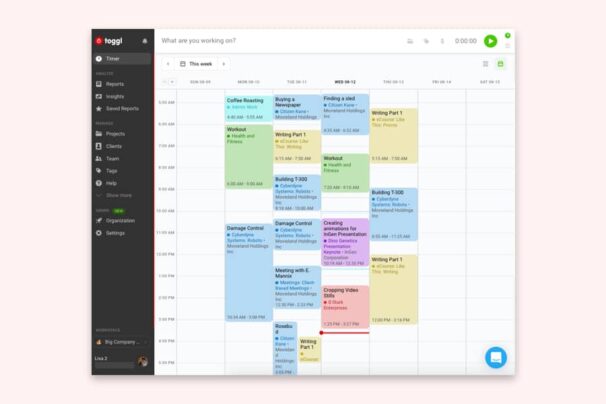 Toggl Track’s New Calendar Feature