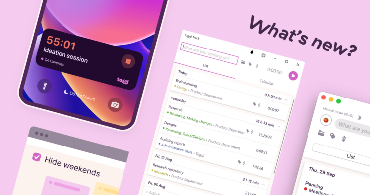 What’s new in Toggl Track • Q4 2022