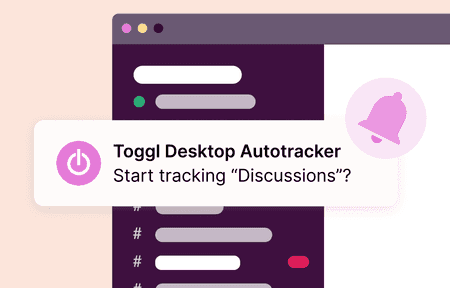 Track your apps in the background with Toggl Track desktop app